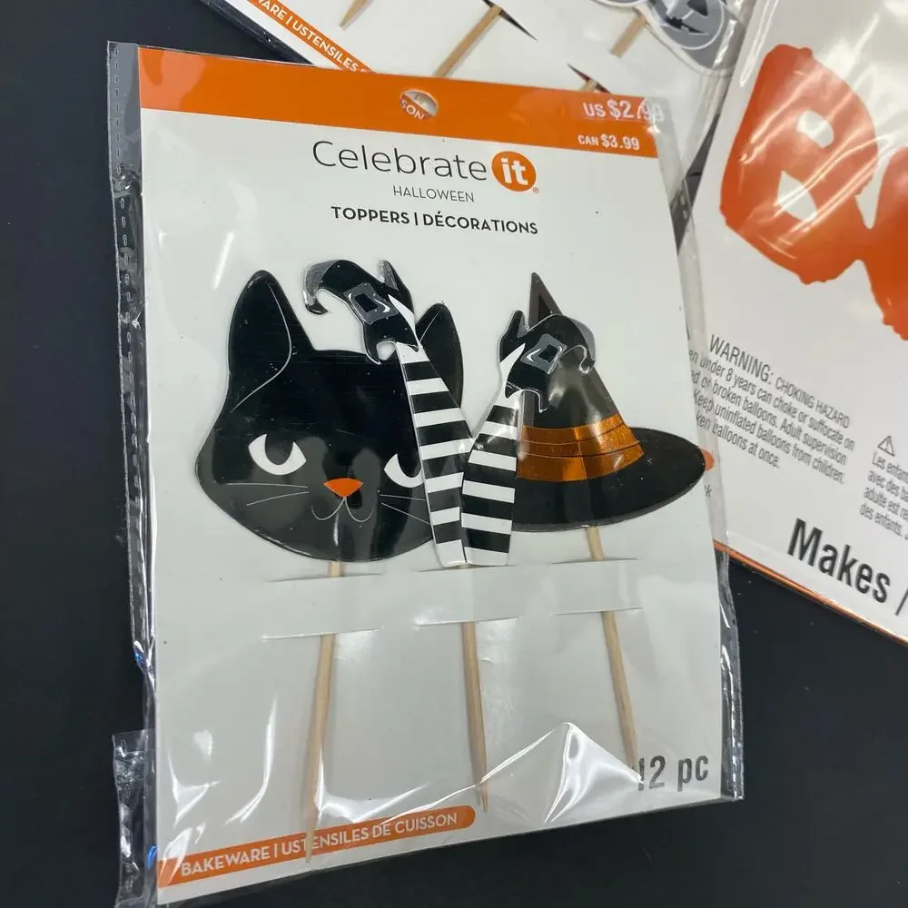 Bundle Halloween theme Cupcake Decoration